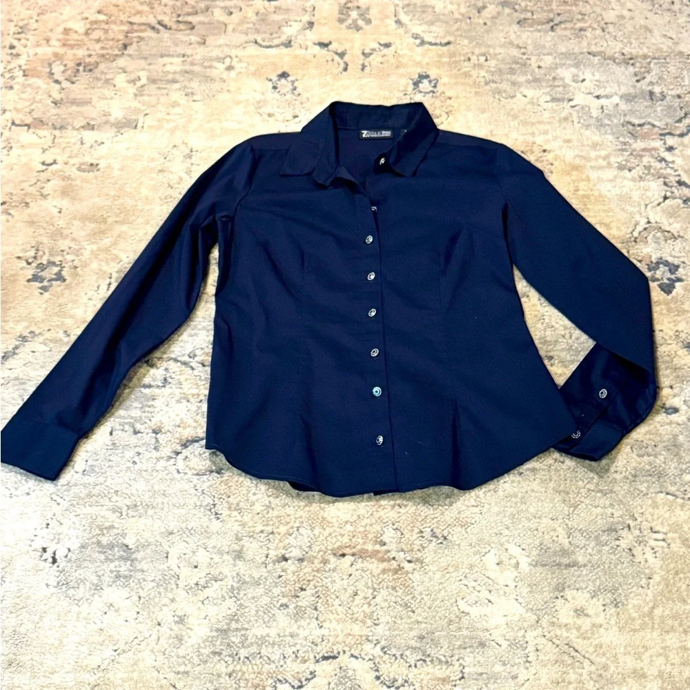 Button Down Blouse - Picture 1 of 8